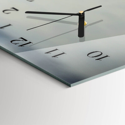 Vertical wall clock Orchid