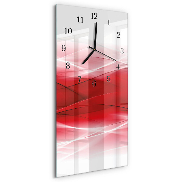 Glass clock vertical Abstraction