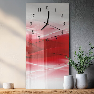 Glass clock vertical Abstraction