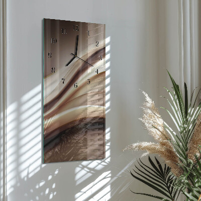 Glass clock vertical Pattern