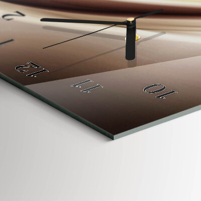 Glass clock vertical Pattern
