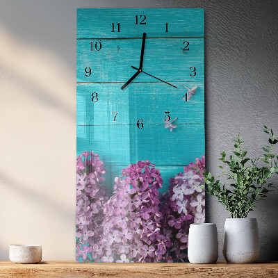 Vertical rectangular wall clock Tree