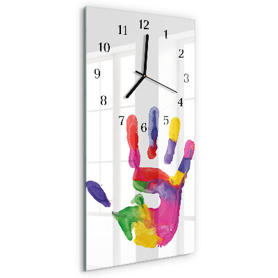 Modern vertical wall clock Hand