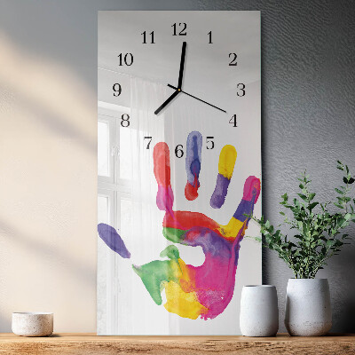 Modern vertical wall clock Hand