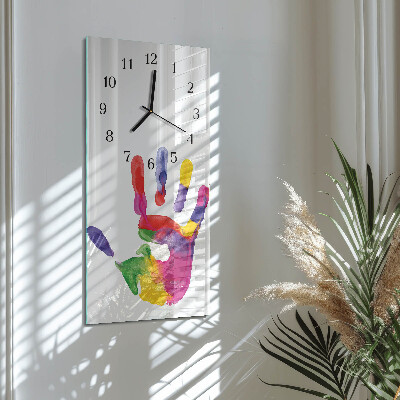 Modern vertical wall clock Hand