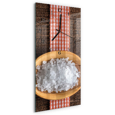 Modern vertical wall clock Sea salt