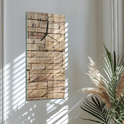 Glass clock vertical Clinker