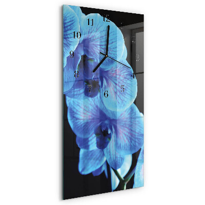 Modern vertical wall clock Flower
