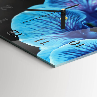 Modern vertical wall clock Flower