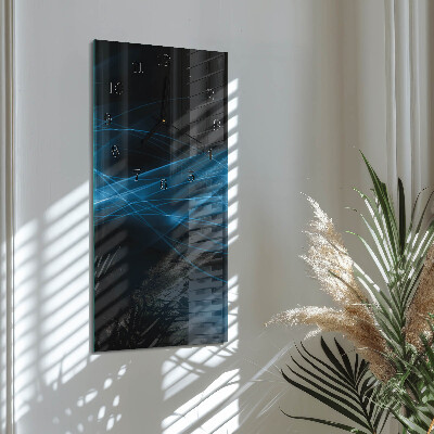 Glass clock vertical Abstraction