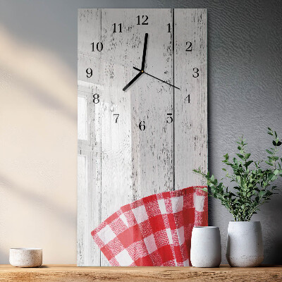 Vertical rectangular wall clock Pattern