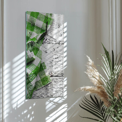 Glass clock vertical Pattern
