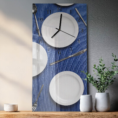 Vertical wall clock Plate