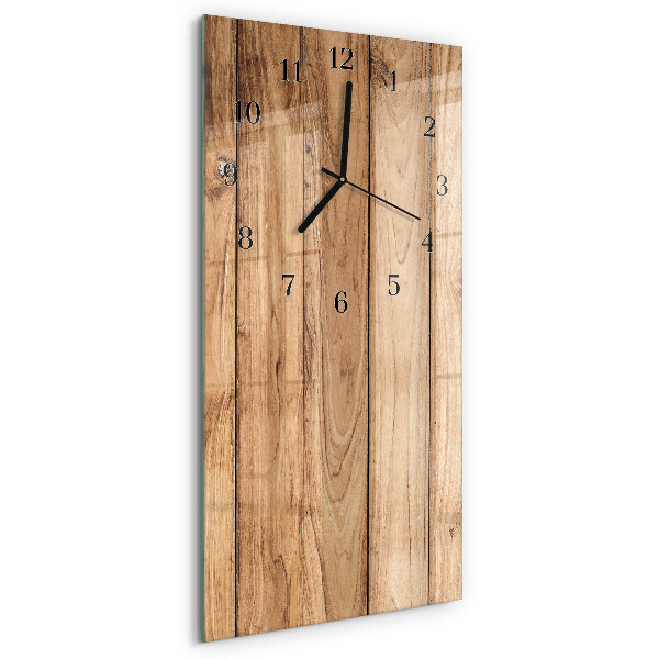 Vertical wall clock Wood