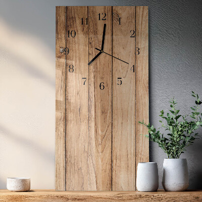 Vertical wall clock Wood
