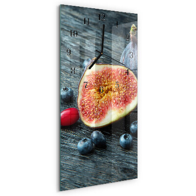 Vertical rectangular wall clock Fig