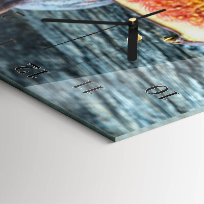Vertical rectangular wall clock Fig