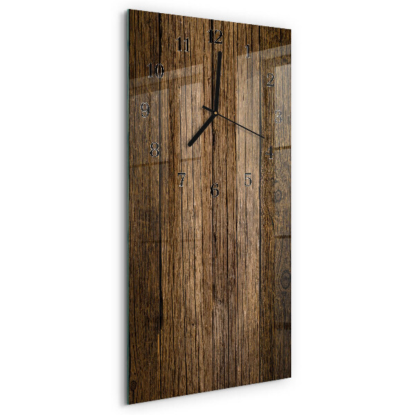 Vertical wall clock Wood