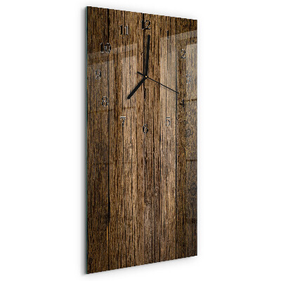 Vertical wall clock Wood