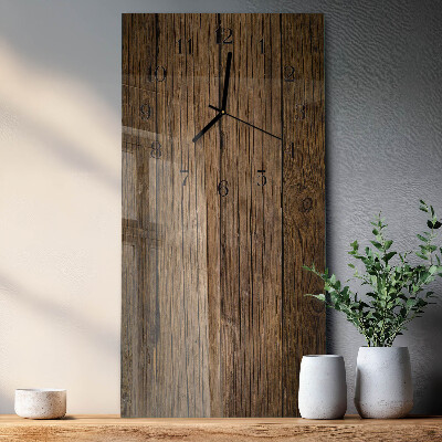 Vertical wall clock Wood