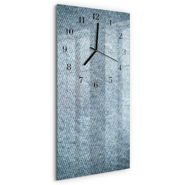 Glass clock vertical Plastic