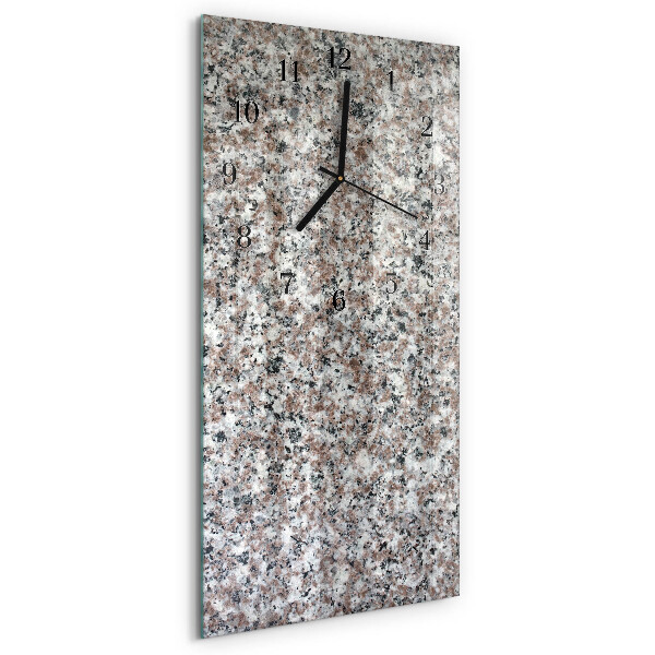 Vertical rectangular wall clock Graphite