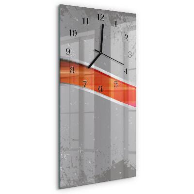 Glass clock vertical Patrol