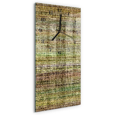Glass clock vertical Fabric