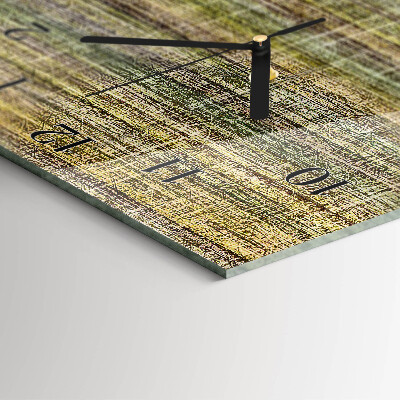 Glass clock vertical Fabric