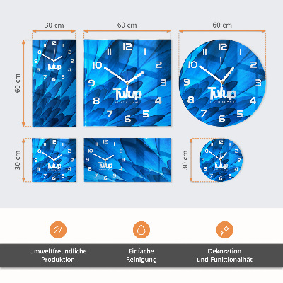 Horizontal wall clock Wine vessel