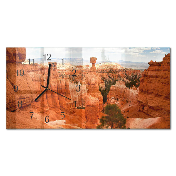 Horizontal wall clock Bryce Canyon