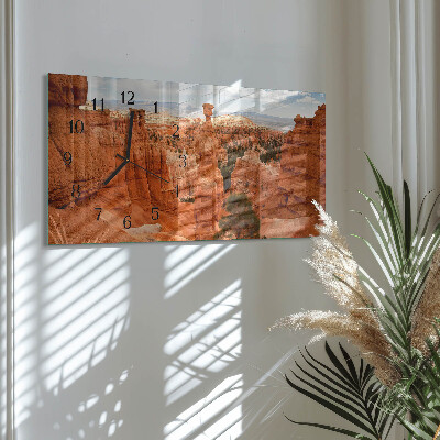 Horizontal wall clock Bryce Canyon