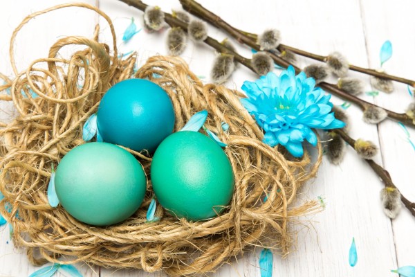 Easter on glass