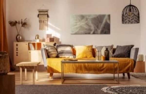 A boho style living room - arrangements and inspirations for an artistic makeover of the interior