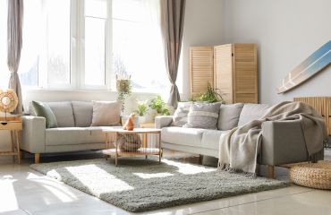 Embracing nature: creating an earthy and inviting living room