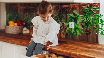 What will work on the wall above the kitchen counter? Solution overview